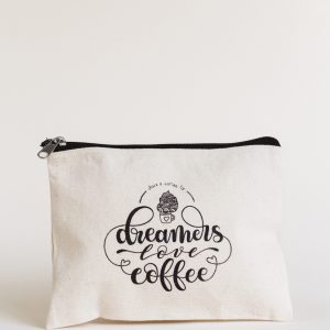 Neceser dreamers love coffee algodón cafe por un mundo mejor