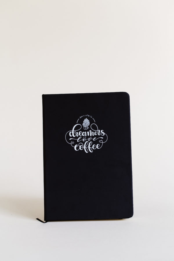 Cuaderno dreamers love coffee cafe por un mundo mejor